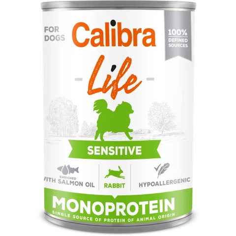 Calibra Life Sensitive Rabbit Wet Dog Food