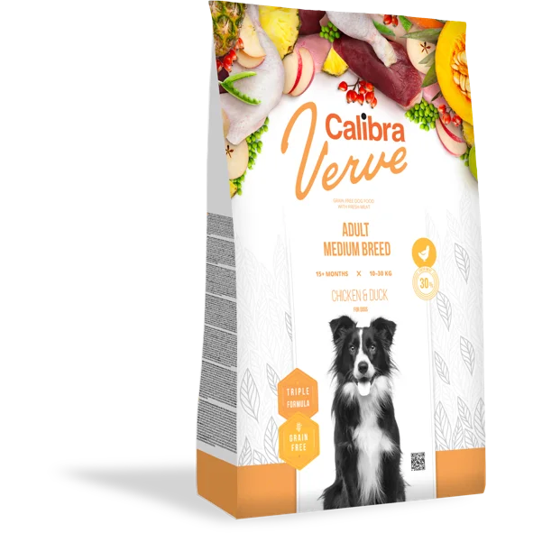 Calibra Dog Verve Grain-Free Adult Medium Breed Chicken & Duck