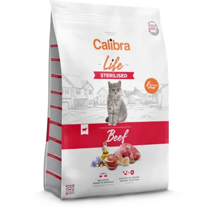 Calibra Cat Life Sterilised Beef