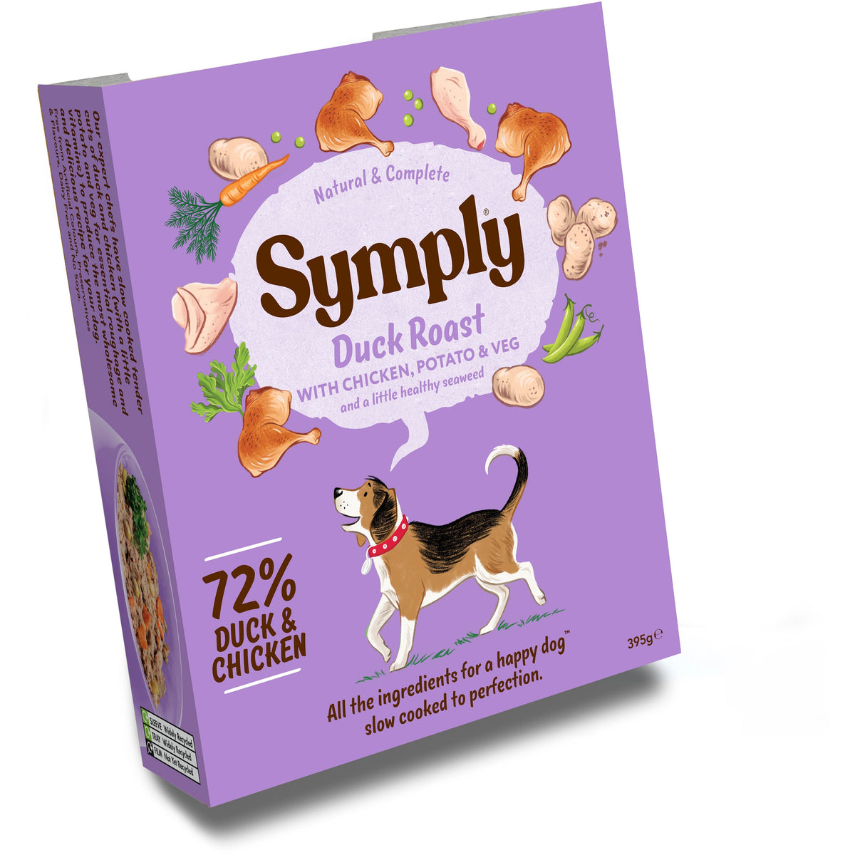 Symply Adult Duck Roast with Potato Wet Dog Food